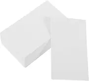 TEHAUX 100pcs Blank Flashcards Memo Pads Portable Notepad for Reminders Drafting Thick Paper for Writing Drawing Organizing for Study Daily Use