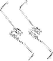 CRILSTYLEO 2pcs Mop Bucket Spring Replacement Parts V Shaped Foot Stepping Springs for Efficient Cleaning Compatible with Various Mop Buckets Easy to Install Silver