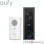 eufy Security C31 Video Doorbell 2K Security Camera Battery Wired + 32GB microSD