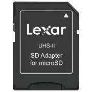 LEXAR MICRO SD TO SD CARD ADAPTER PHOTOGRAPHY CONVERTER READER CAMERA COMPUTER