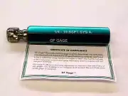 NEW 1/4 19 BSPT SYSTEM A PIPE THREAD PLUG GAGE .25 .250 .2500 BRITISH B.S.P.T.