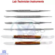 Dental Lab Technician Set Mixing Spatula Wax Carver Double Ended Instruments