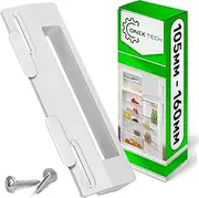 ONIX TECH Universal Fridge Freezer Door Handle - Comes with Holes for mounting at a Distance of 105mm to 160mm - Set Includes 2 stoppers and 2 Screws