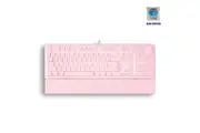 Fantech Gaming PC Mechanical Keyboard LED Backlit Anti-Ghosting Key with Knob and Wrist Rest (Pink) [KBFTMK853PKBE]