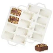 Mini Loaf Pans, Metal Reinforced Frame Silicone Mini Bread Loaf Pans 8 2