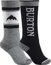 Burton Kids' Weekend Midweight Snow Socks (2 Pack)