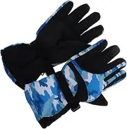 [PAMINGONO] Thermal Ski Gloves Touchscreen Windproof and Waterproof for Winter Activities