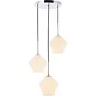 Decovio 12746-C3 Rochester 3 Light 18.1 inch Chrome Pendant Ceiling Light