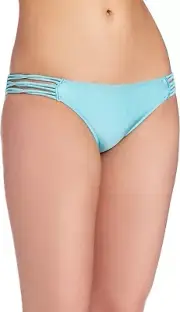 Rip Curl Juniors Alana Hipster Pant Strappy Criss-Cross Bikini Bottom, Jade, XL
