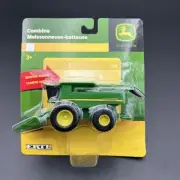 NEW ERTL John Deere Combine Harvester & Grain Head Plastic Farm Toy 5" x 2" Tomy