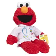 Sesame Street Doctor Elmo Take Along Buddy Soft Plush Toy