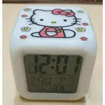 KITTY七彩骰子造型時鐘鬧鐘 高約8CM 全新品