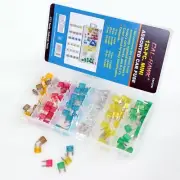 120pc Mini Assorted Car Fuse Auto Cars & Trucks Fuses Replacement Color Coded