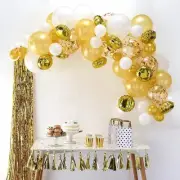 Ginger Ray Balloon Arch 70-Pieces Kit, Gold