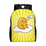 Gudetama School Backpack Kids Bookbag Large for School Office Lightweight Outdoor Travel Shoulder Bag-XTYD5037