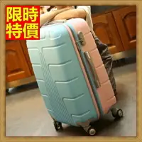 在飛比找樂天市場購物網優惠-行李箱 拉桿箱 旅行子母箱-24-26吋甜美糖果撞色設計男女