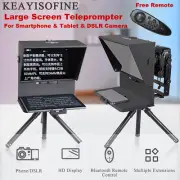 Q2 Teleprompter Portable Video Live Streaming for Smartphone Tablet DSLR Camera