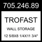 IKEA TROFAST Wall Storage 705.246.89