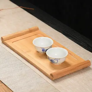 下標請咨詢~竹制茶盤長方形家用茶托日式簡約茶杯茶具托盤大小號收納盤面包盤