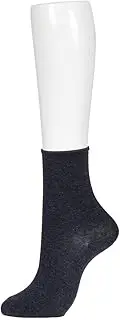 fukuske(福助) Fukusuke 3345A06M Women's Socks, Comfortable, Comfortable, Thin, Plain, Crew Length Socks, Set of 2, Fukusuke