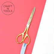 Gilded Leaf Design Large Sewing Scissors by Sajou Scissors