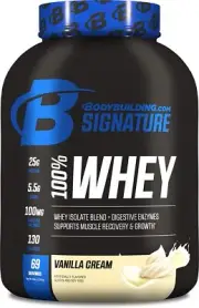 Signature 100% Whey Protein Powder | 25g of Protein per Serving (Vanilla, 5 Lbs)
