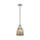 Innovations FR Chatham 1 Light LED Mini Pendant, SN/Merc - 201CSW-SN-G146-LED