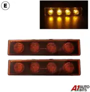 For Scania DAF MAN 2x Led Orange Amber Sun Visor Marker Position Lamp Light 24v