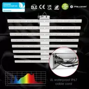 Phlizon 6500W LED Bar Grow Light Full Spectrum 640W LED Lamp for 6x6ft Grow Tent