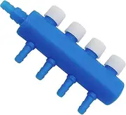 Aquarium Air Line Valve - Fish Flow Flow Splitter, Oxygen Pump Divider | Precision Air Control Lever Valve, Aquarium Airline Distributor, A