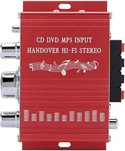Mini Digital Car Amplifier - HiFi Audio Music CD DVD MP3 FM Player - Aluminum Alloy - for Cars and Motorcycles