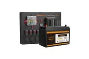 San Hima 12V 100Ah Lithium Iron Phosphate Battery + 12V Control Box With Fuse