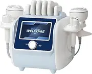 Body Cavitation Machine, Beauty Anti-Aging Plastic Equipment with 4 Negative Pressure Handles and 6 Energy Plates,Adjustable Energy and Mode,Deep Penetration Into Fat Layer,Non-invasive,for Salon