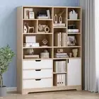 Havana Wardrobe Cupboard Bookshelf with Drawer, Cabinet, Shelf (Natural)