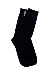 Womens Explorer Lightweight Cotton Crew Ladies Socks Black