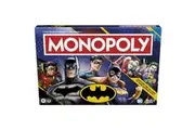 Monopoly Batman Edition Board Game Monopoly Game for Batman Fans Ages 8 and Up 2 to 4 Players Family Games Strategy Games for Kids and Adults