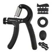 KALOAD 1Set 5-60kg Adjustable Hand Gripper Strengthener Wrist Exerciser Forearm Ring Grips Finger Stretcher Workout Fitn