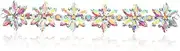 LOLIPPYY Flower Rhinestone Applique Decorative Patches for Wedding Costume for Clothing Shoes Bags Accessories Enhance Your DIY Crafts with Exquisite Design