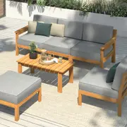 Livsip Outdoor Furniture 5-8 Piece Sofa Set Garden Lounge Patio Furniture Setting