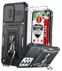 for Galaxy A23-5G Case: [Not Fit A23 UW] Samsung A23 Case with 2 Pack Black