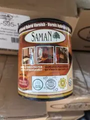 SamaN Oiled-Based Hybrid Varnish – Warm Wood Topcoat – Semi-Gloss - 32oz