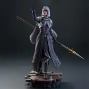 1/4 48CM Priest Isobel 3D Print Garage Kit Figure Model Kit Unpainted Unassemble