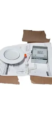 4" LED Recessed Ceiling Lights 6 Pack 9W Dimmable To 3000K or 4000K or 5000K