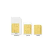 New / Replace 4G LTE Sim Card Verizon US Cellular T-Mobile Cricket (Select Size)
