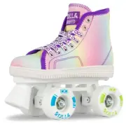 Crazy Skates ROLLA Rollerskates Rainbow US1 EU32 Girls Kids BNIB