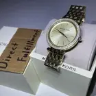 Michael Kors Darci Silver Dial Gold Stainless Steel Strap Watch for Women MK3191