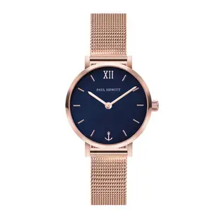 PAUL HEWITT德國設計師品牌手錶 | SAILOR LINE MODEST 經典系列女錶 - 玫瑰金 28mm