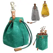 1/3Pack Pet Portable Training Waist Bag Dog Treat Pouch With Drawstring Food Bag