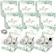 Fulmoon 8 Pcs Bridesmaid Proposal Boxes with Ribbon 8 x 8 x 4 Inch Will You Be My Bridesmaid Box Paper Gift Boxes with Lids for Wedding Present Proposal Graduation Holidays Birthday Party (White)
