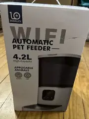 Automatic Cat Feeders,2.4G WiFi Enabled Programmable Pet Feeder Open Box